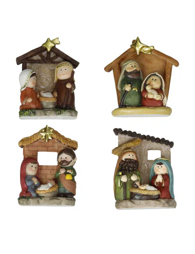 natività,resina,presepe piccolo,decorazioni natalizie