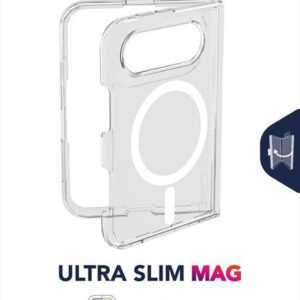 cellularline Ultra Slim Mag Custodia per iPhone Duo Compatibile con MagSafe Trasparente