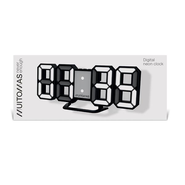 sveglia digitale muitomas neonclockwh con luci led sveglia digitale muitomas neonclockwh con luci led