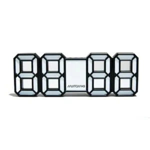 sveglia digitale muitomas neonclockwh con luci led